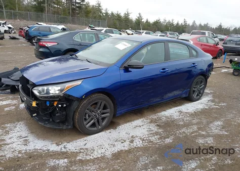 2021 Kia Forte Gt-Line из США, поврежденный, VIN 3KPF34AD3ME423923